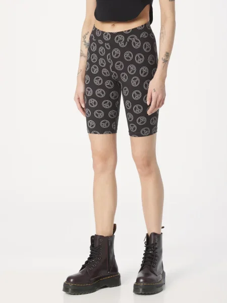 Urban Classics Leggings negru alb