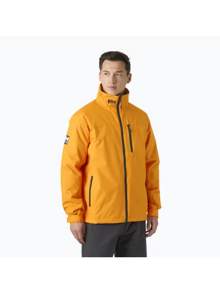 Geacă de navigație pentru bărbați Helly Hansen Crew Midlayer 2 ignite orange portocaliu