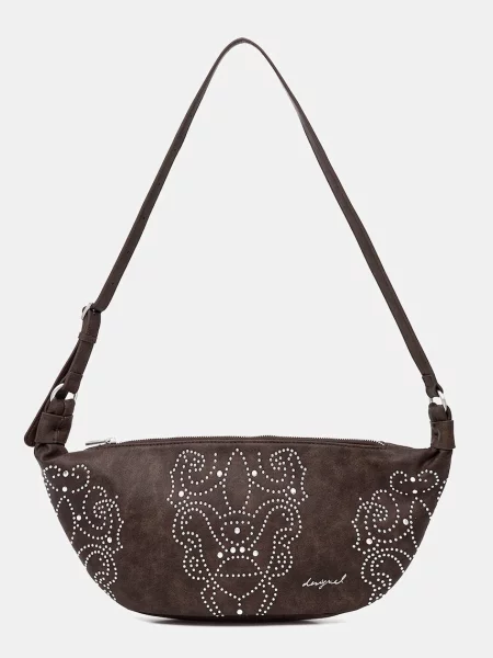 Desigual torebka POKER FACE MUNSTE brązowy