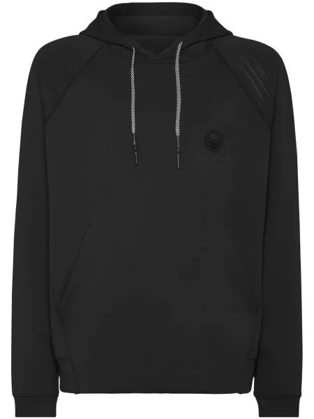 Hanorac cu glugă Plein Sport negru