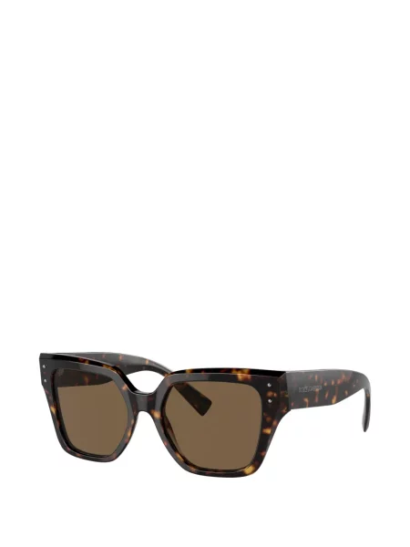 Τετράγωνα γυαλιά ηλίου Dolce & Gabbana Eyewear καφέ