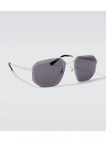Sončna očala Cartier Eyewear Collection srebrna