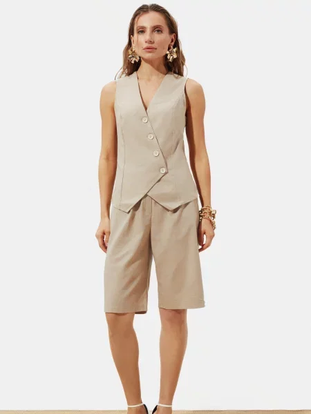 Шорты Seventeen бежевые