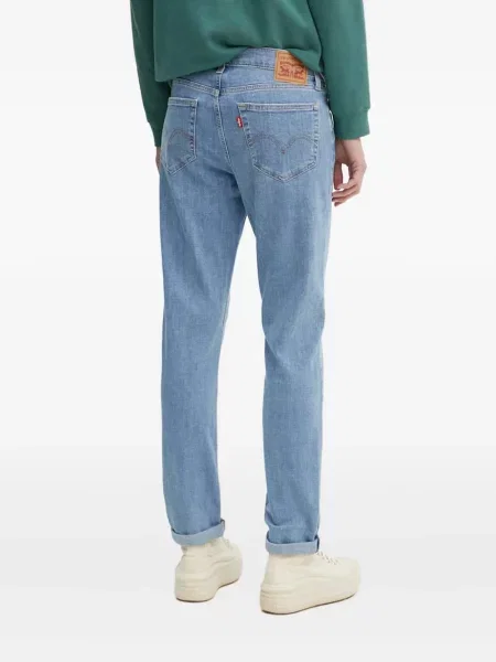 Retro lepršave traperice Levi's® lepršave s izlizanim efektom plava