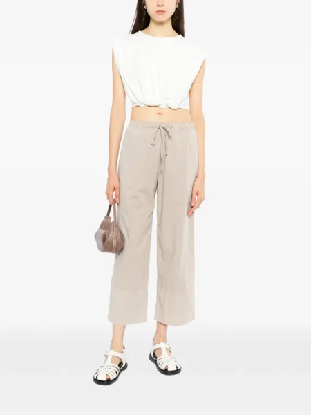 Pantaloni James Perse cu cordon
