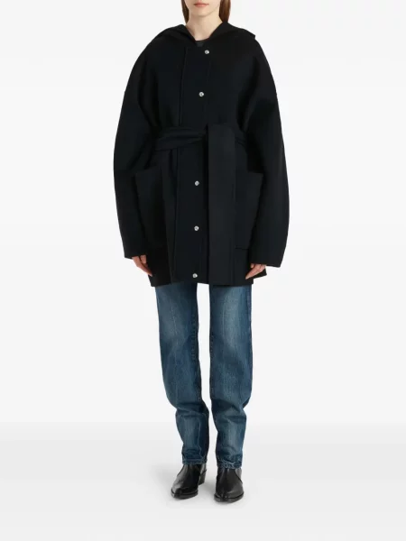 Palton Khaite negru