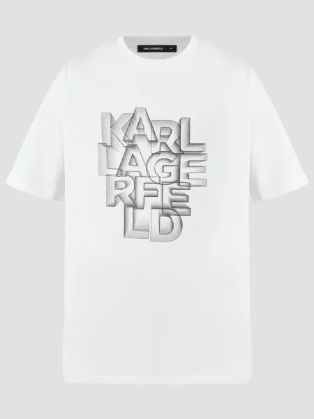 Футболка Karl Lagerfeld білий