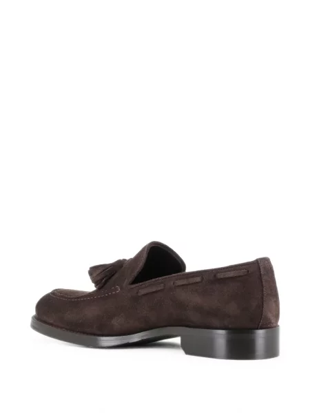 Pantofi loafer Tassinari din piele de căprioară maro