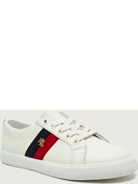 LAUREN RALPH LAUREN Teniși din piele JANSON II alb