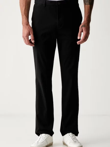 Tommy Hilfiger pantaloni regular pentru bărbați cu negru