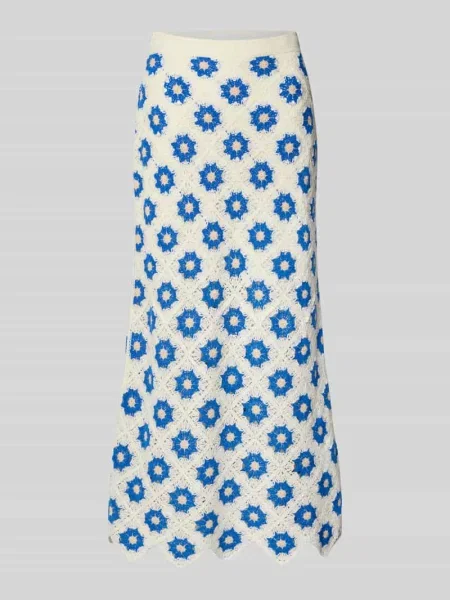 Spódnica z dzianiny z elastycznym pasem model ‘BALIS’ Y.a.s biała