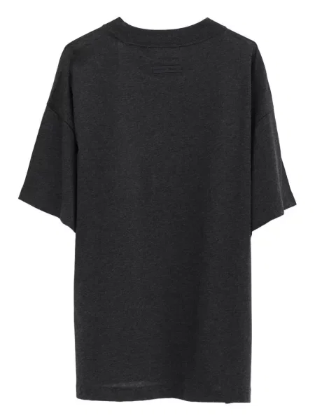 Тениска Fear Of God Essentials бродирана черно