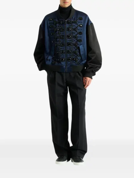 Pantaloni Balmain de lână negru