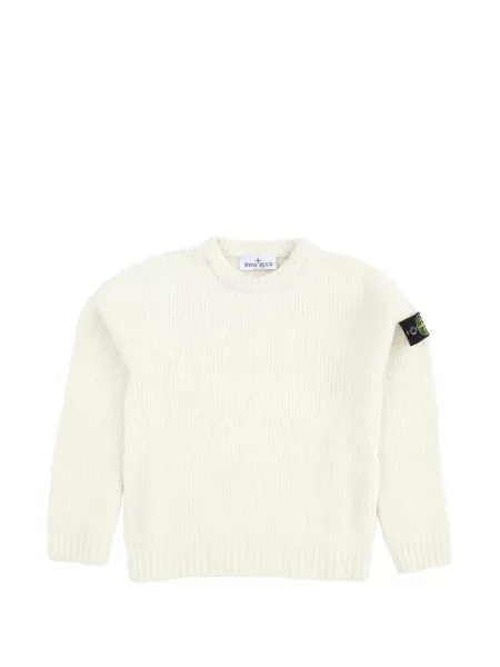 Dětské svetr Stone Island bílý