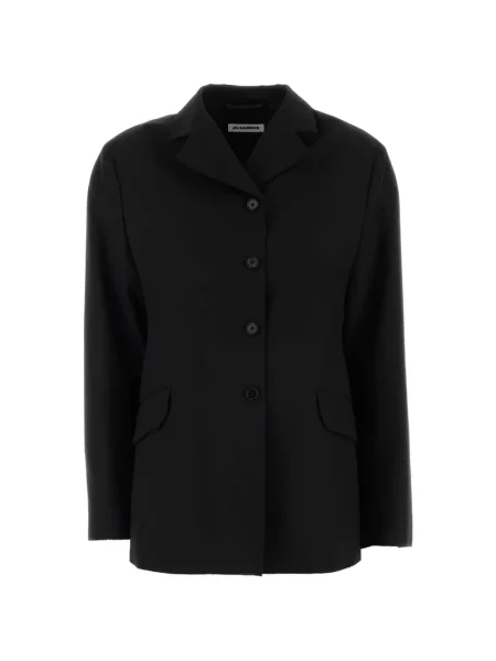 Sacou Jil Sander din fetru negru