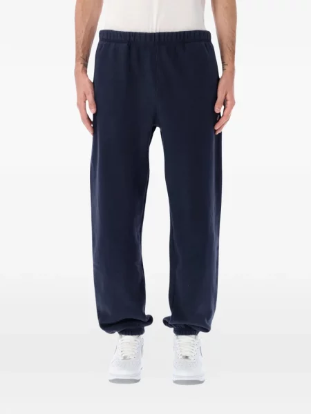 Pantaloni Champion alergare cu autograf albastru