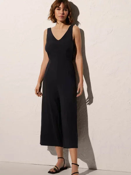 Однотонный комбинезон Ysabel Mora черный