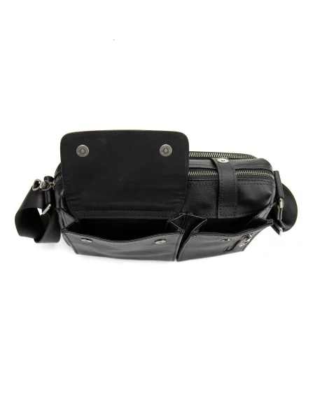 RoyalBag Мессенджер Шкіра чорний