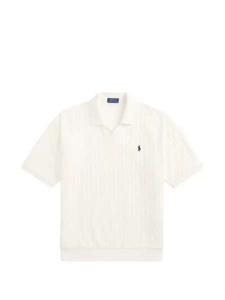 Șosete Polo Ralph Lauren cu model herringbone cu broderie plasă albastru