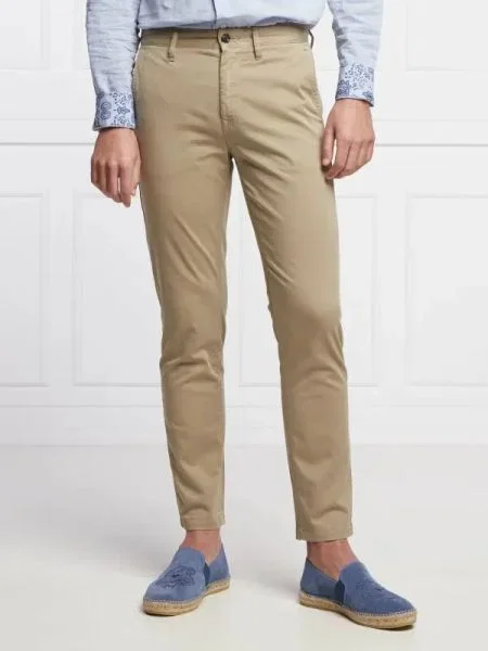 BOSS ORANGE Pantaloni chino Schino-Taber | Tapered bej
