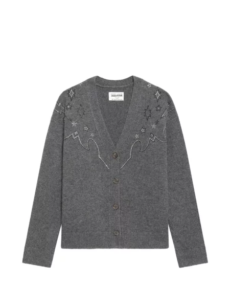 Cardigan Zadig&voltaire din cașmir gri