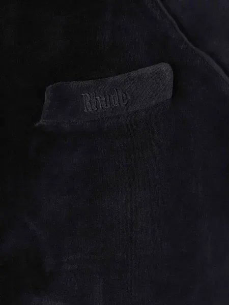 Hanorac Rhude de catifea negru