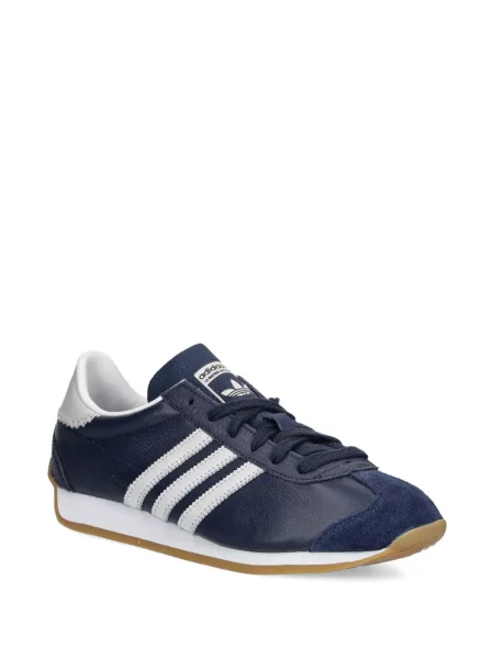 Маратонки Adidas Terrex с връзки на райета с дантела червено