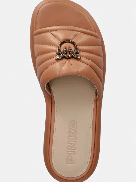 Кожаные шлепанцы Pinko