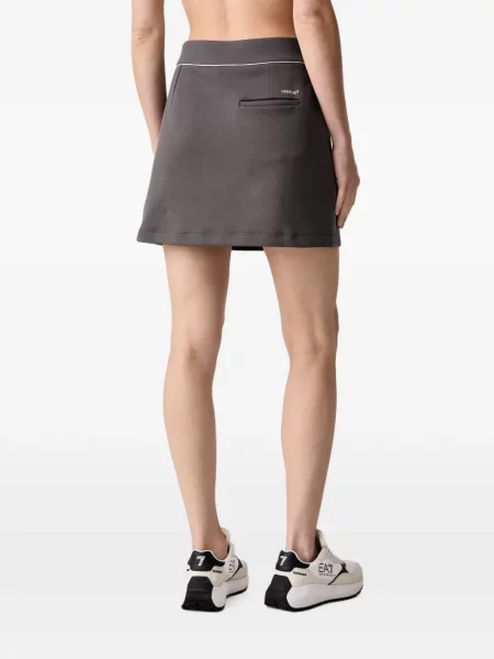 Pantaloni scurți Ea7 Emporio Armani cu imagine gri