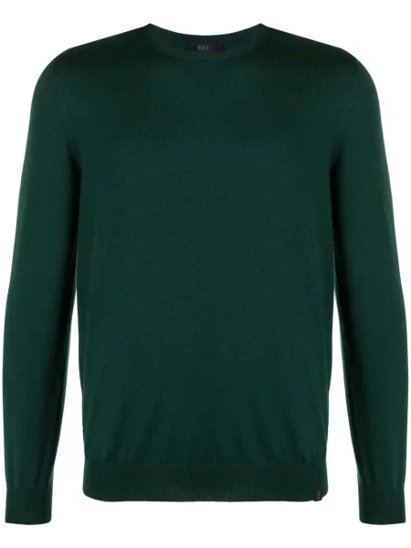 Pulover Fay tricotate verde