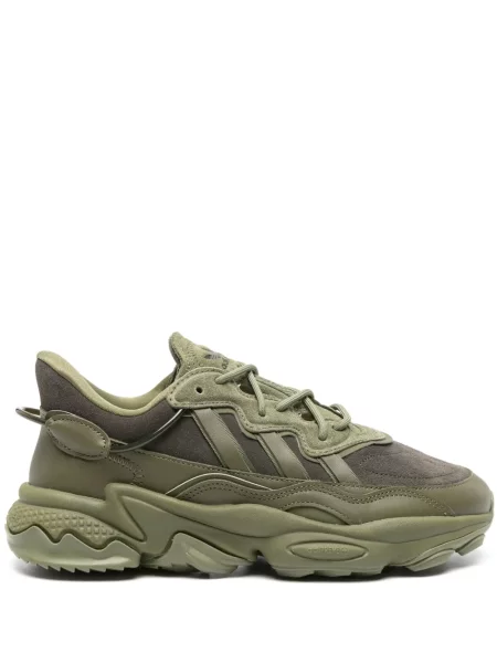 Sneakerși Adidas Ozweego cu șireturi din dantelă verde