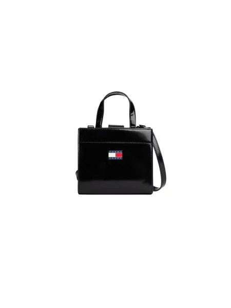 Shopperka Tommy Jeans czarna