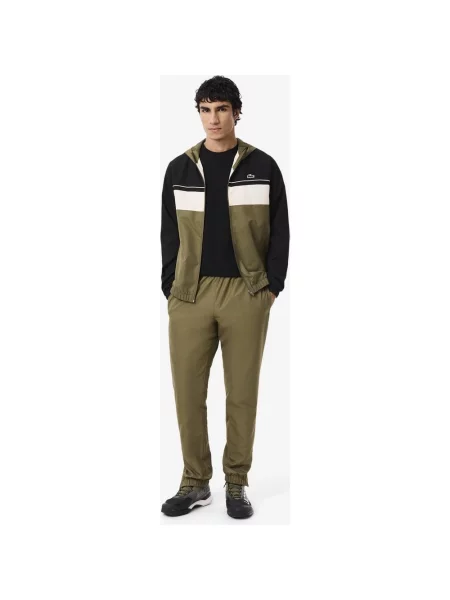 Dres Lacoste Classic Survetement zielony czarny XS biały