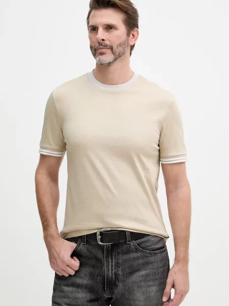 BOSS tricou pentru bărbați din Tessler bej