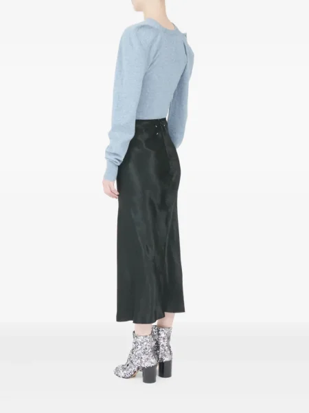 Миди пола Maison Margiela до коляното черно
