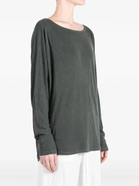 Lung tricou Uma Wang cu legături gri