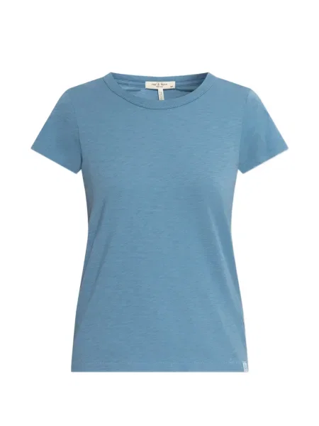 Tricou Rag & Bone cu decolteu rotund albastru