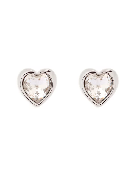 Ted Baker Cercei HAN: CRYSTAL HEART EARRING' argintiu