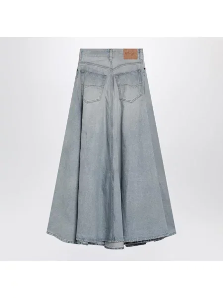 Spódnica maxi Balenciaga niebieska
