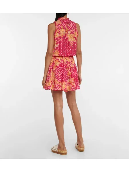 Rochie Poupette St Barth cu model floral roz