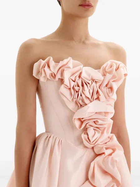 Rochie mini Post Meridiem de costum roz