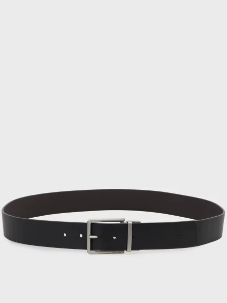 Шкіряний двосторонній ремінь Calvin Klein з пряжкою