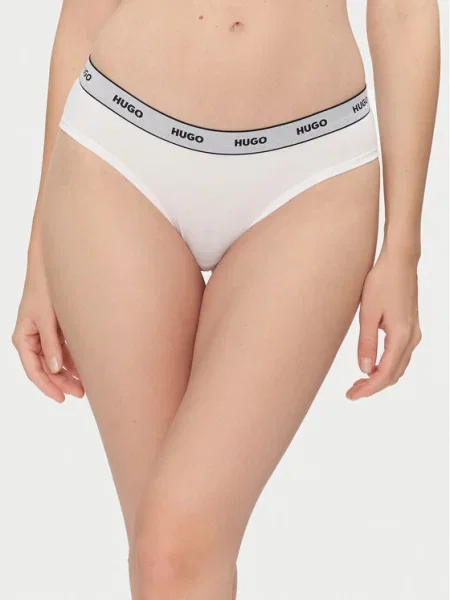 HUGO 3 db klasszikus alsó Triplet Pack Briefs fehér