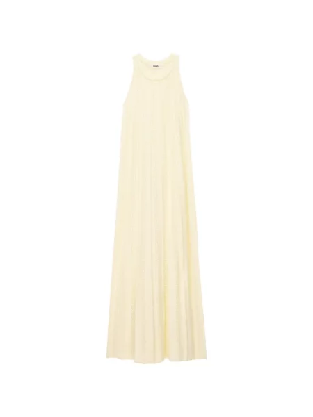 Rochie midi Ba&sh fără mâneci tricotate