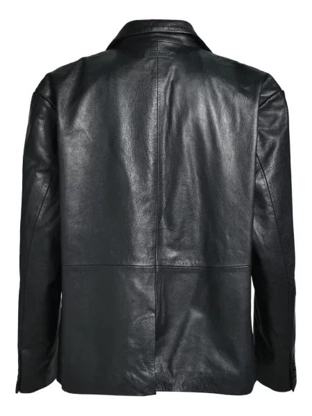 Sacou Breath din piele negru