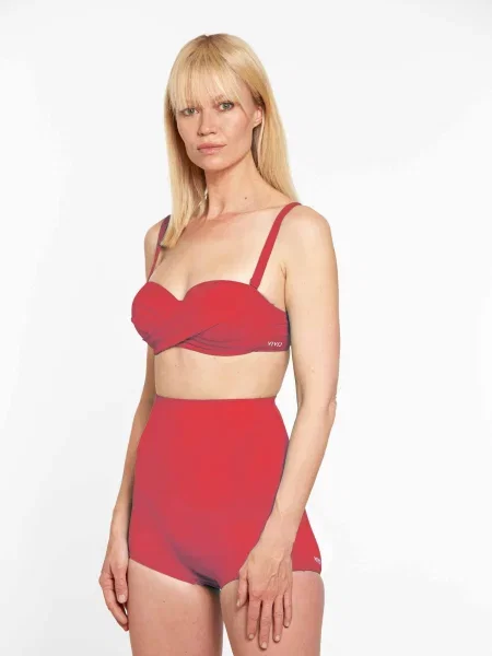 VIVID Bikini hlačke rdeča