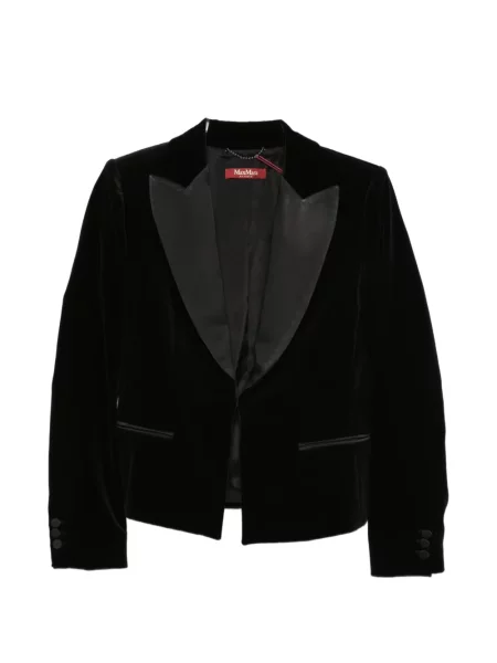 Μπουφάν Max Mara με πέτο μαύρο