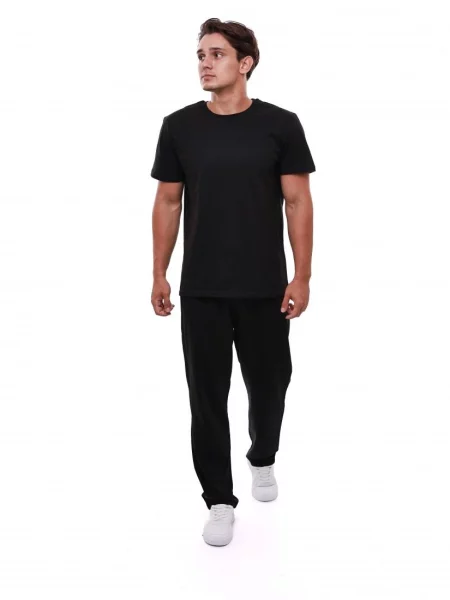 Штани спортивні BEKI віскоза/поліестер чорний