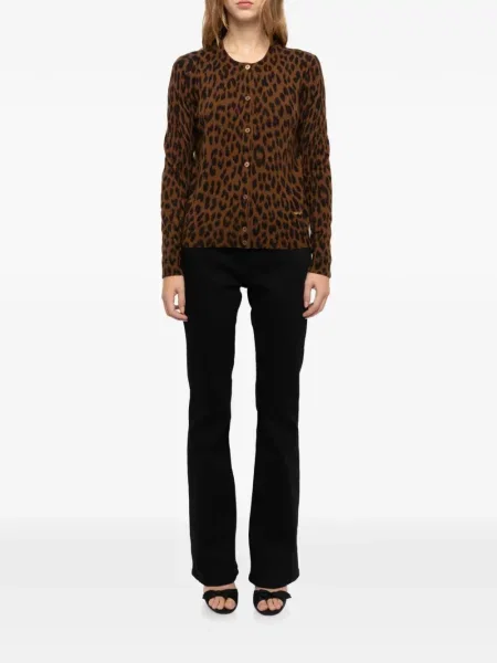 Cardigan Zadig&voltaire cu model leopard maro