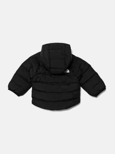The North Face Dětská oboustranná bunda BABY REVERSIBLE PERRITO HOODED JACKET černá